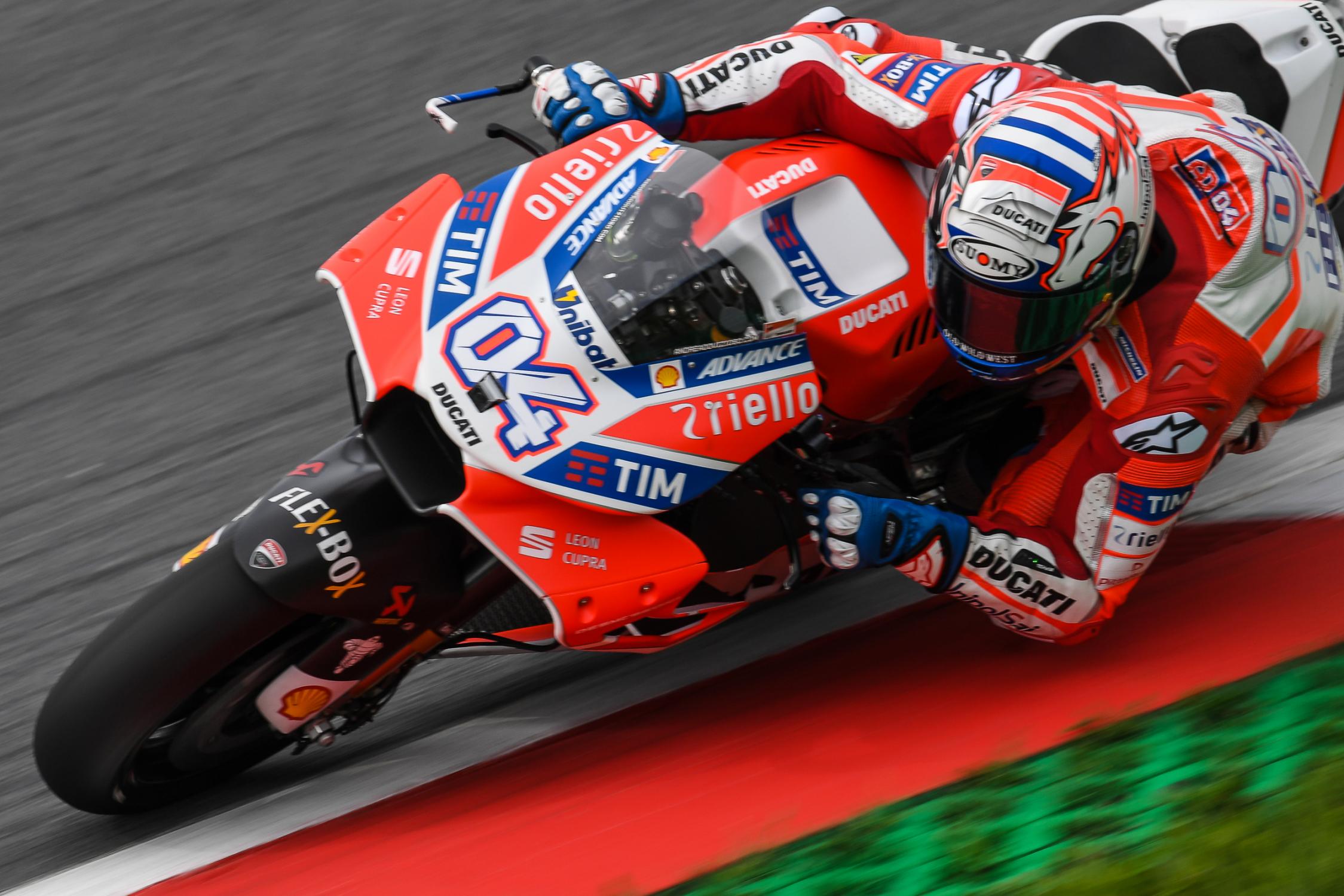 Dovizioso logró su tercera victoria del año en Austria Dovizioso logró su tercera victoria del año en Austria