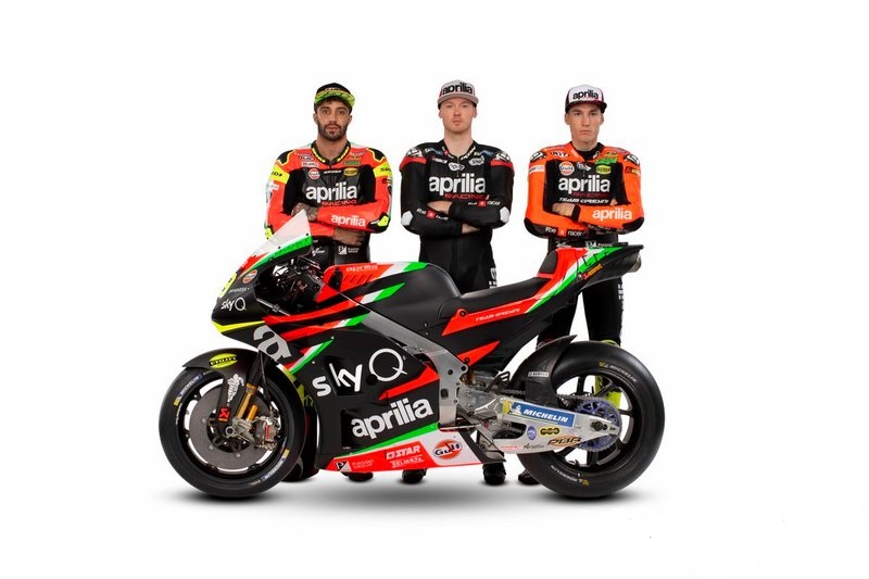 Aprilia revel&oacute; su dise&ntilde;o para la temporada 2019