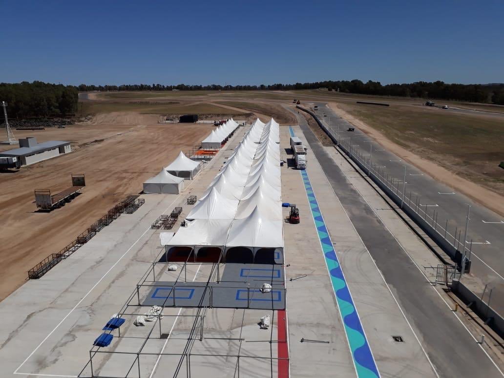 El estado del autódromo de Bahía Blanca El estado del autódromo de Bahía Blanca
