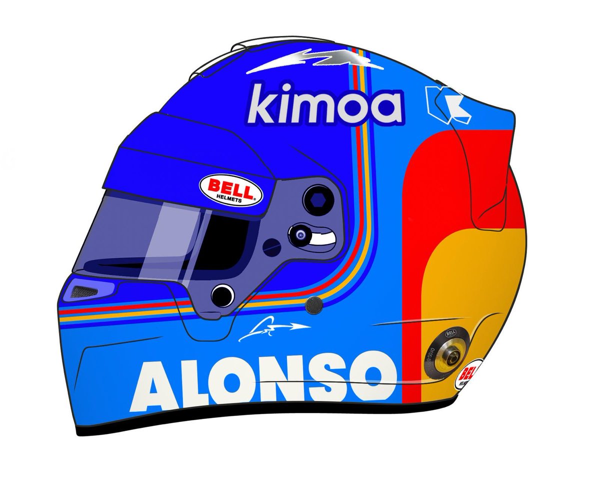 Alonso da a elegir su casco para la IndyCar