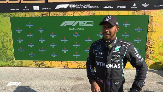 "Quiero felicitar a Verstappen que hizo una vuelta impresionante" "Quiero felicitar a Verstappen que hizo una vuelta impresionante"