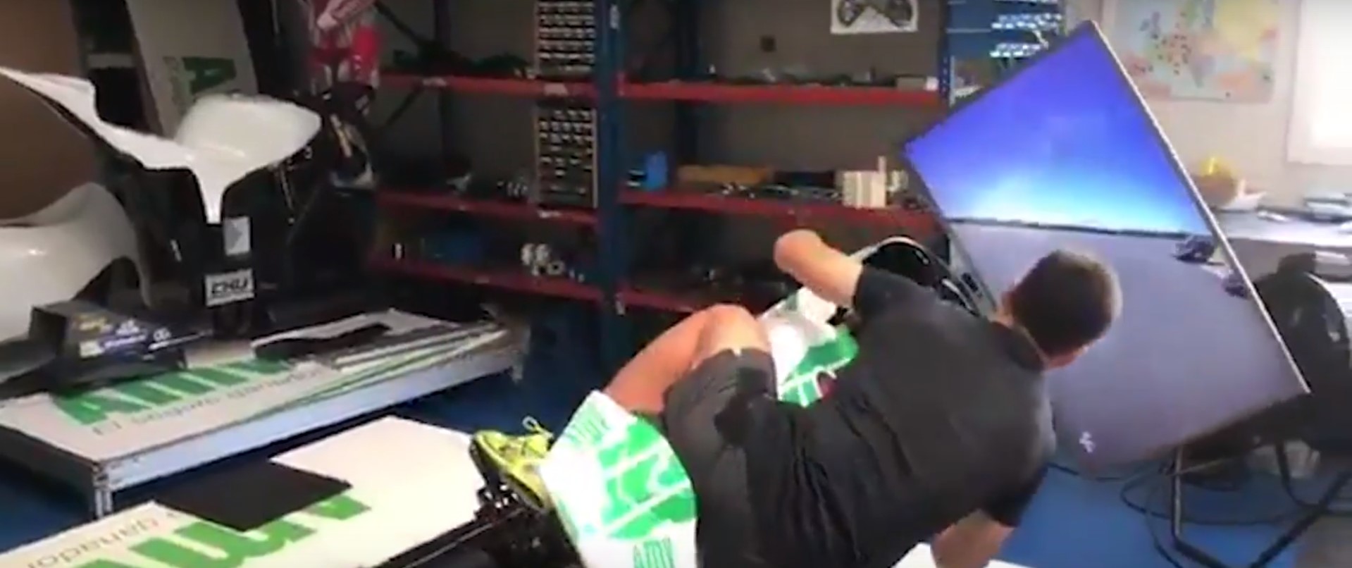 El espectacular entrenamiento de un piloto de MotoGP