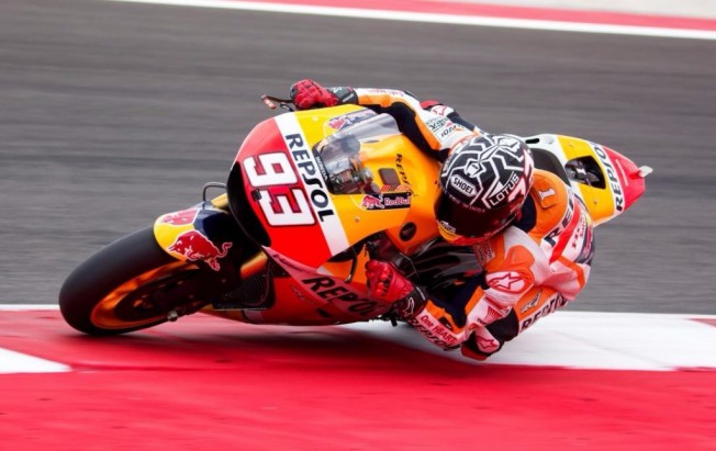 Marquez en pole Marquez en pole