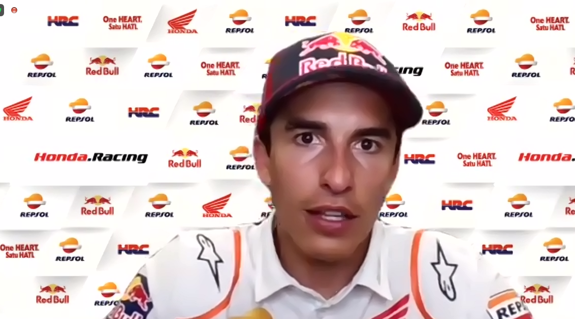 Marc M&aacute;rquez: &ldquo;Me siento afortunado de salir ileso&rdquo;