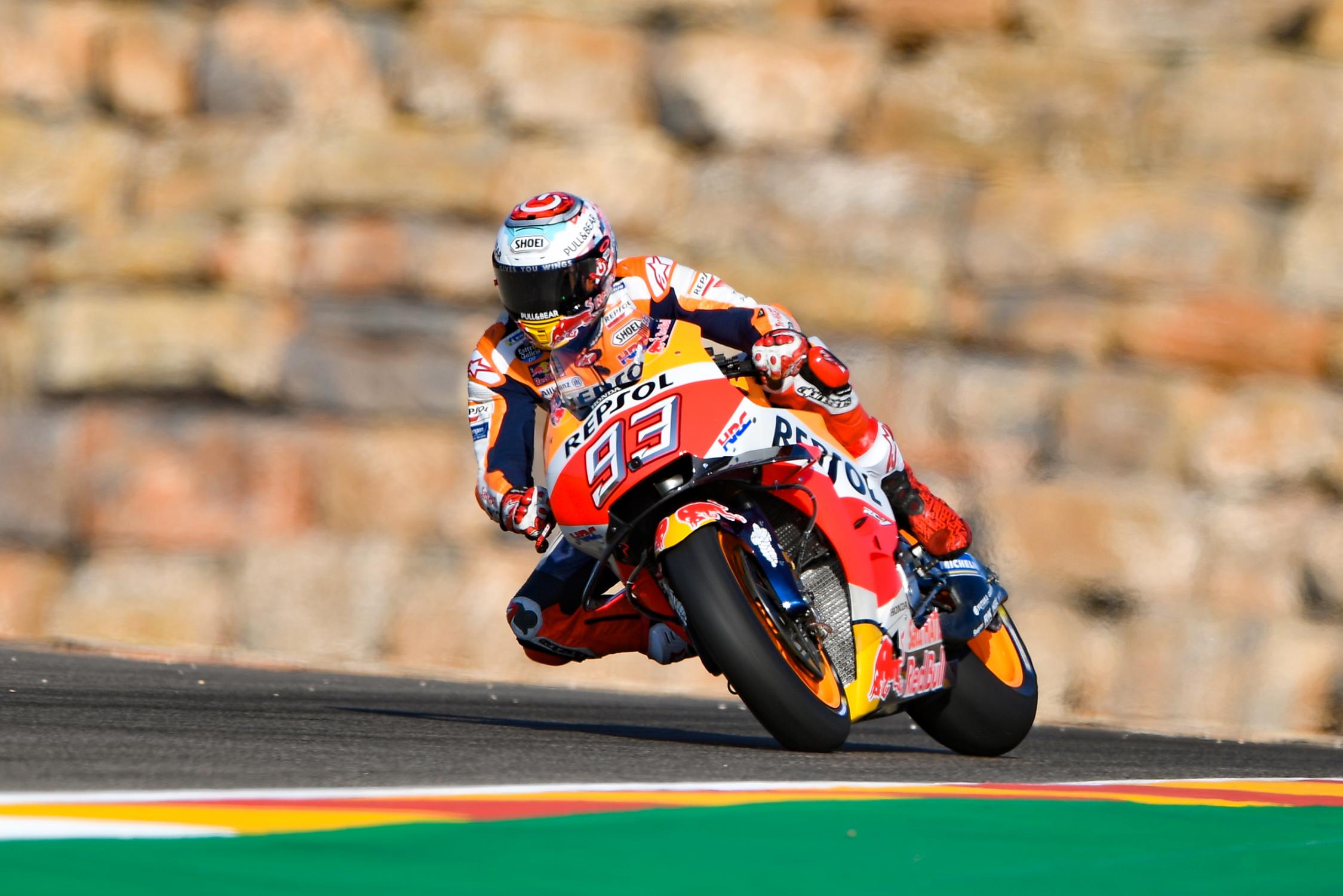 Dovizioso y Márquez los más rápidos del viernes en Aragón Dovizioso y Márquez los más rápidos del viernes en Aragón