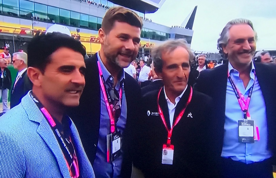Mauricio Pochettino, una de las estrellas de Silverstone