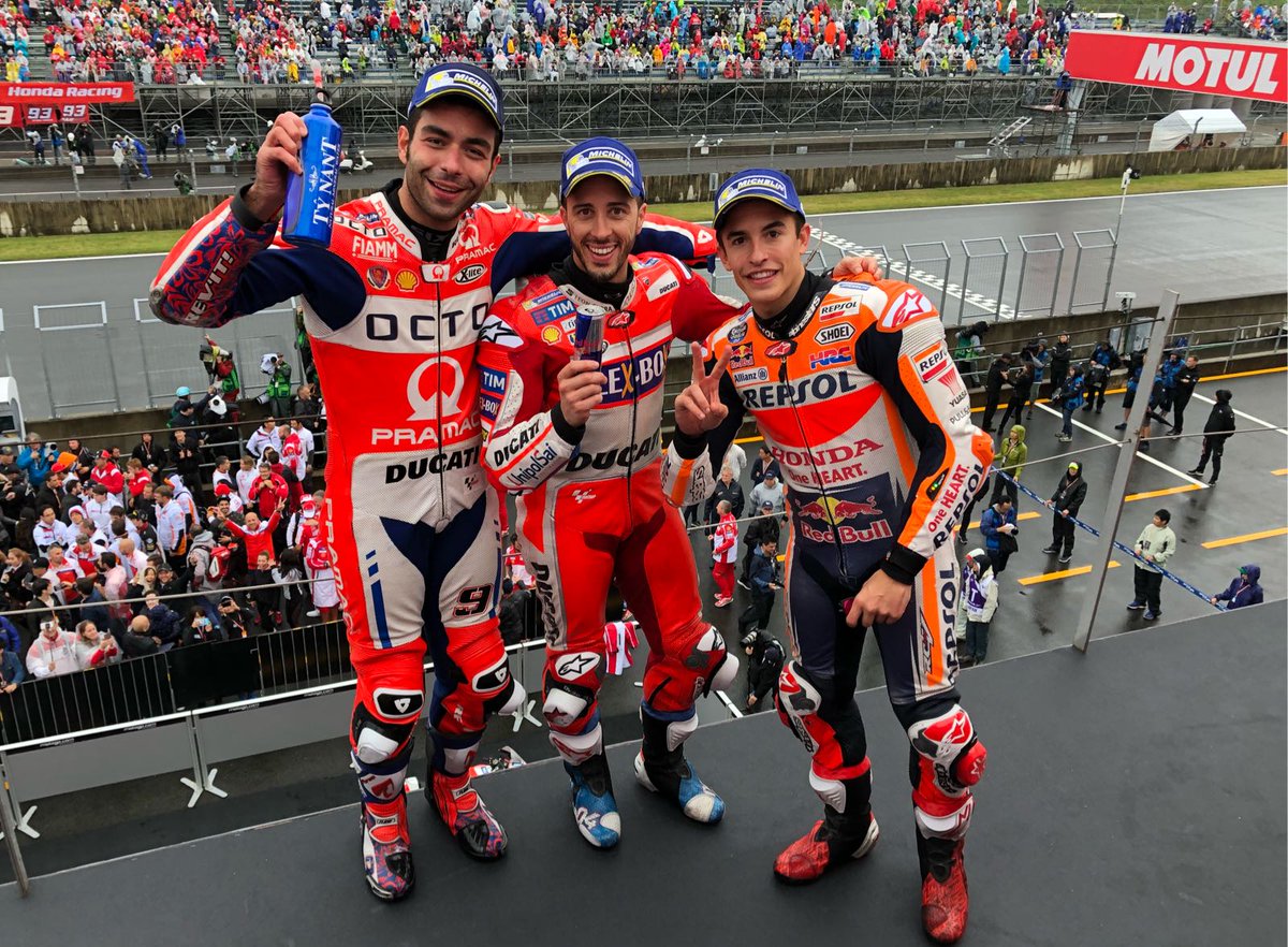 Dovizioso alcanz&oacute; el triunfo en Jap&oacute;n