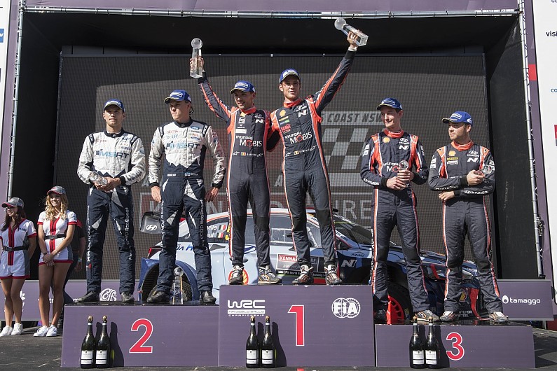 Neuville gan&oacute; en Australia y logr&oacute; el subcampeonato del WRC