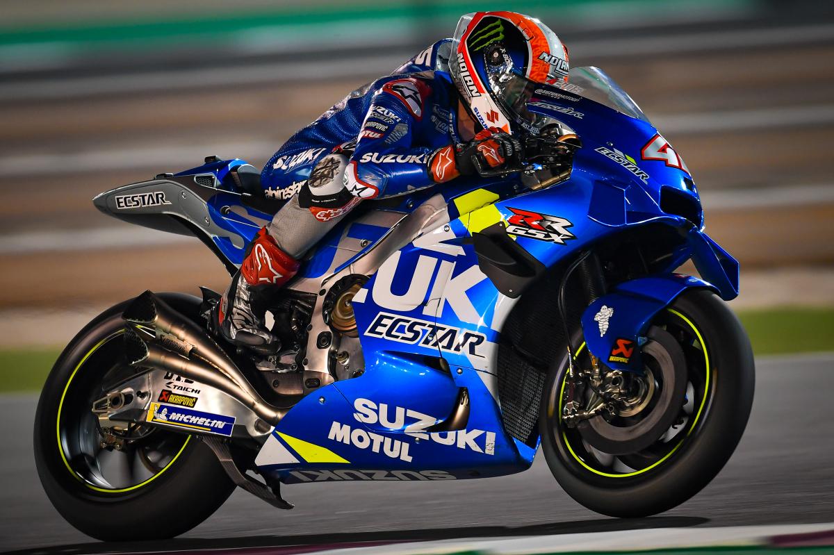 Rins pegó primero en los test de Qatar Rins pegó primero en los test de Qatar