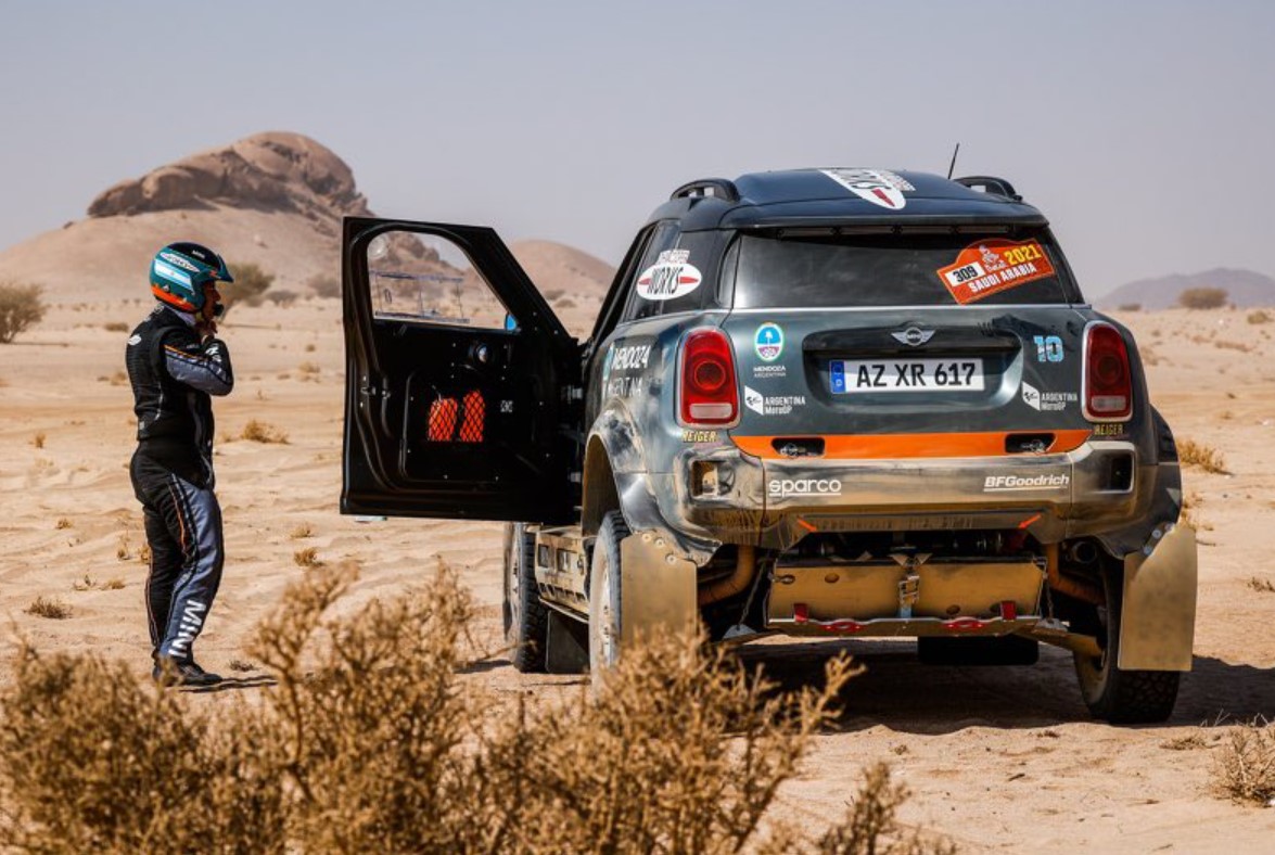 Abandono para Terranova en el Dakar 2021