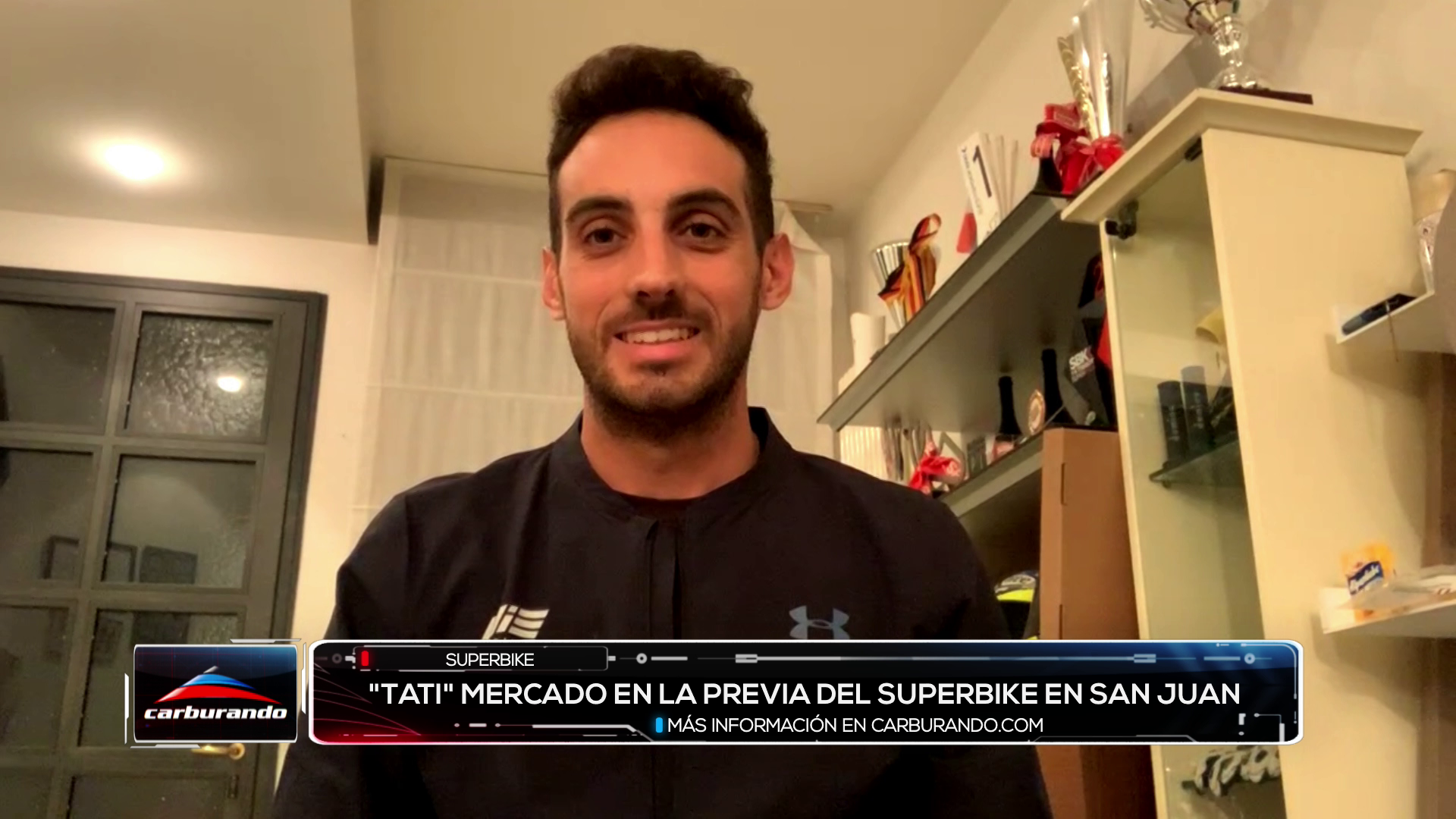 "Tati" Mercado pas&oacute; por Agenda Carburando antes del WorldSBK