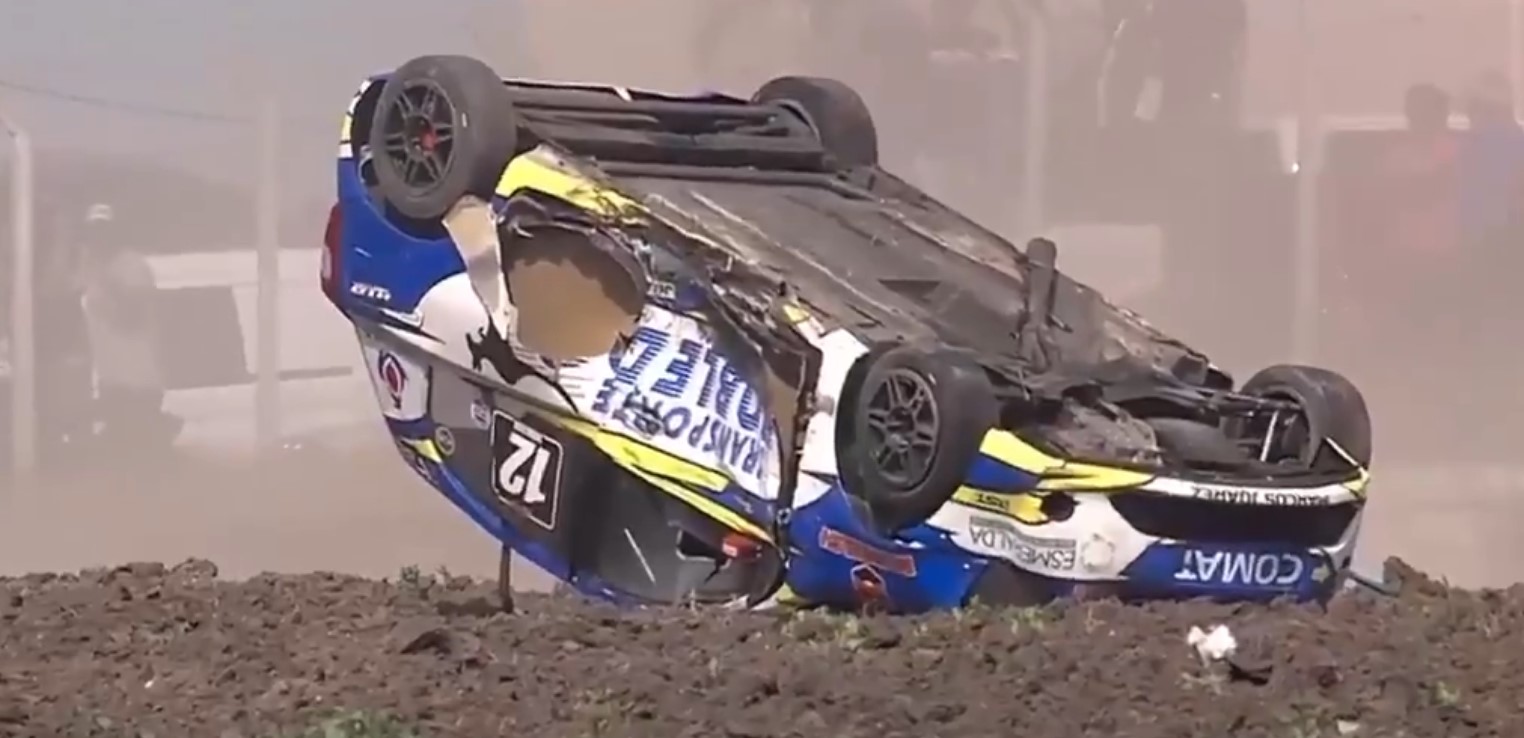 Tremendo vuelco en el Campeonato Europeo de Rally