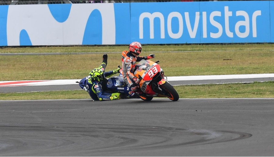 Nuevo round entre M&aacute;rquez y Rossi en Termas de R&iacute;o Hondo