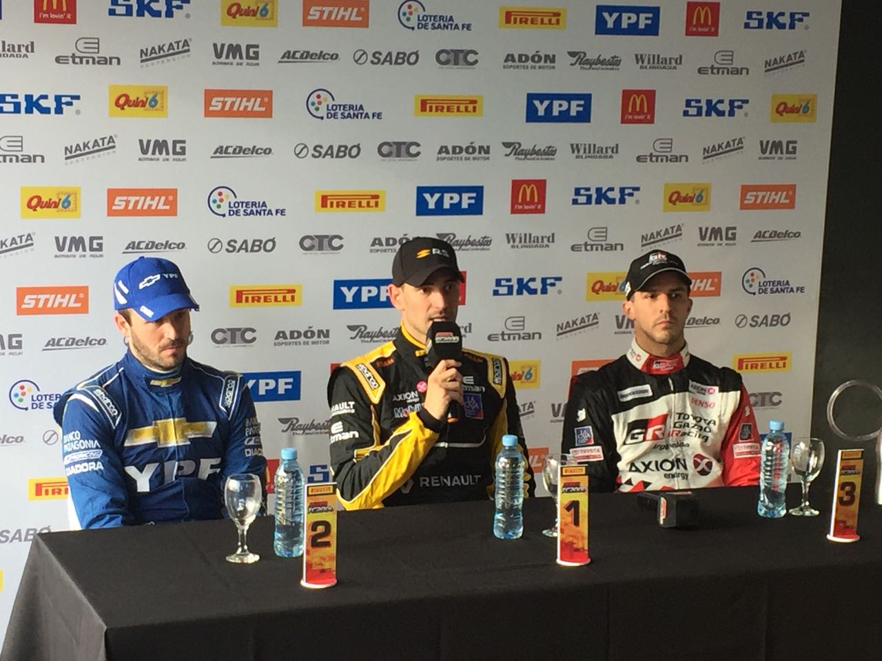 &iquest;Qu&eacute; dijeron Ardusso, Canapino y Rossi de la largada?