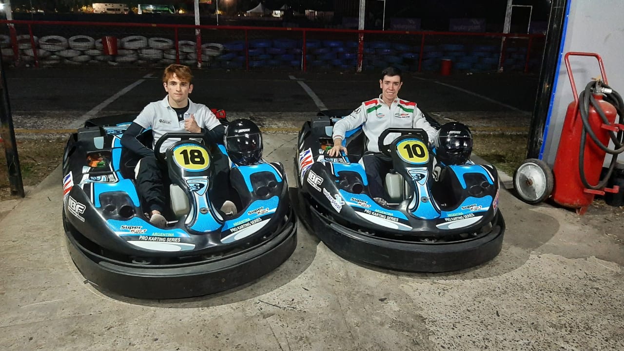 Los simracers probaron para el debut en Pro Karting Series